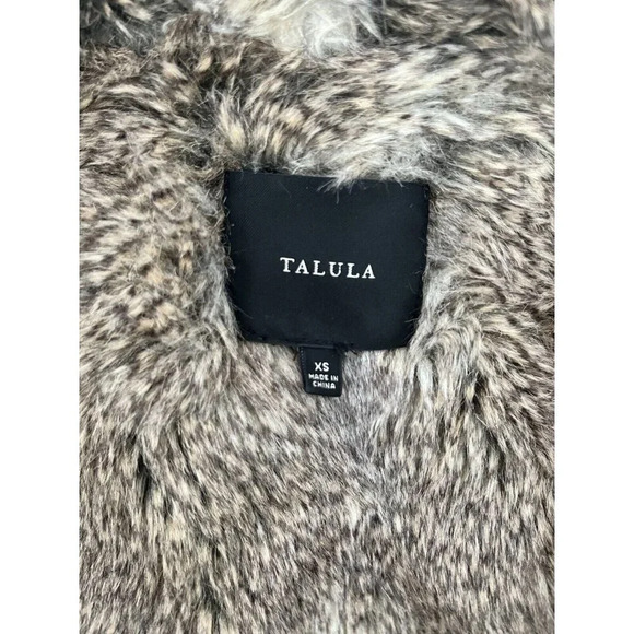 Aritzia Talula Trooper Jacket XS Army Green Faux Fur - Picture 9 of 12